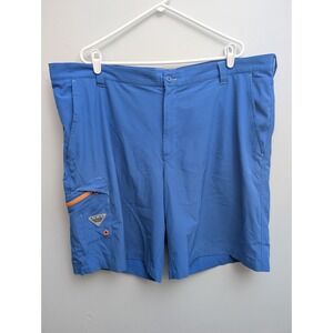 E3 Columbia Swim Trunks Mens 44 Blue Boardshorts fishing Swimming Surfer Stretch